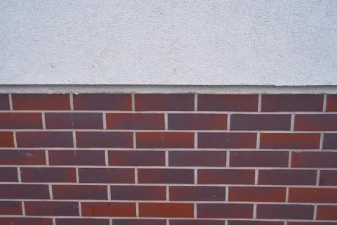 Old brick wall, old texture of stone blocks closeup Stock Photos
