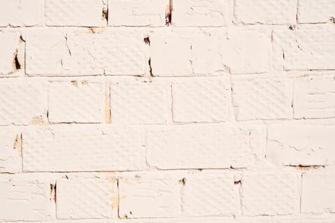 Old brick wall, old texture of stone blocks closeup Stock Photos