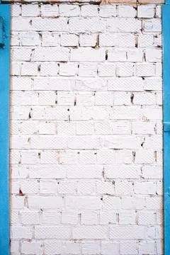 Old brick wall, old texture of stone blocks closeup Stock Photos