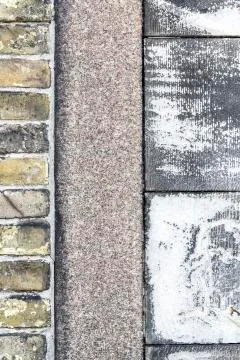 Old brick wall pattern closeup Stock Photos