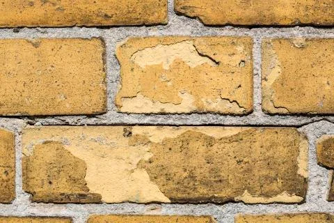 Old brick wall pattern closeup Foto stock