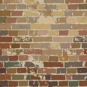 Old brick wall pattern. vector illustration, eps10 Stock Illustration