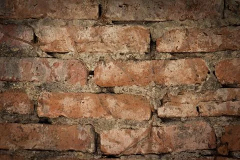 The old brick wall Stock Photos