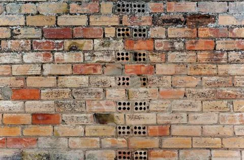Old brick wall Stockfoto's