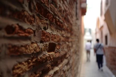 Old brick wall Stockfoto's