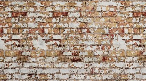 The old brick wall Stock Photos