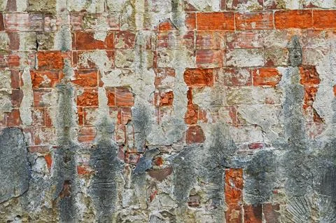 An old brick wall Stock Photos