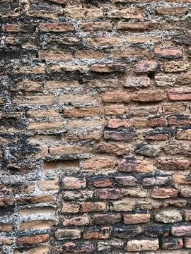 An old brick wall Foto stock