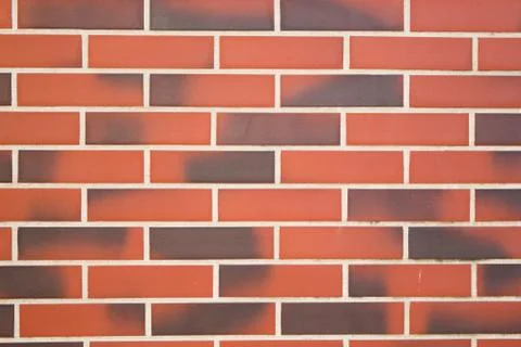 Old brick wall of red brick Stock Photos