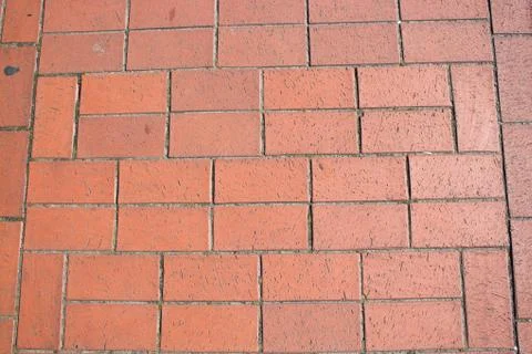 Old brick wall of red brick Stock Photos