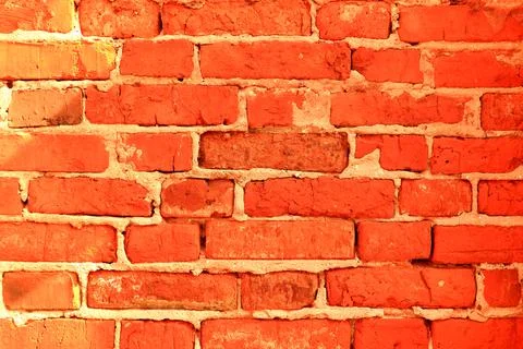 An old brick wall, red brick. Stock-Fotos