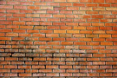 An old brick wall, red brick. Stock-Fotos