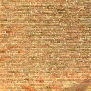 Old brick wall with red brick background, vintage wall background Stock Photos