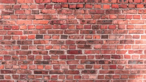 Old brick wall of red color Stock Footage 135311547