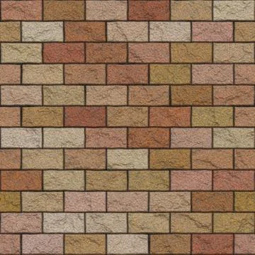 Old brick wall seamless texture Stock Illustration