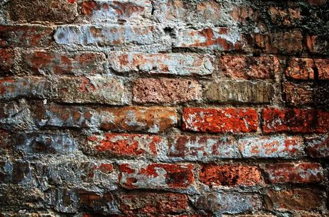 Old brick wall texture background Stock Photos