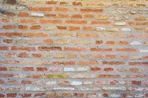 Old brick wall texture for background. House wall Stock Photos