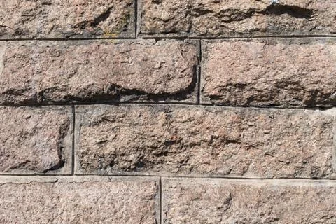 Old brick wall texture. brick horizontal background in rural room. Vintage .. Stock Photos