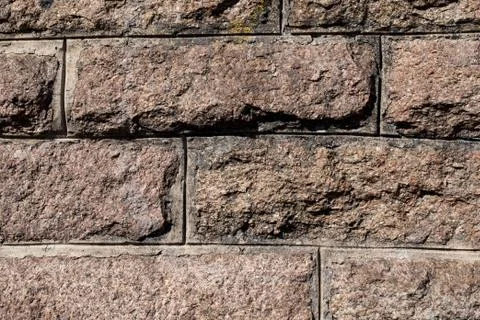 Old brick wall texture. brick horizontal background in rural room. Vintage .. Foto stock