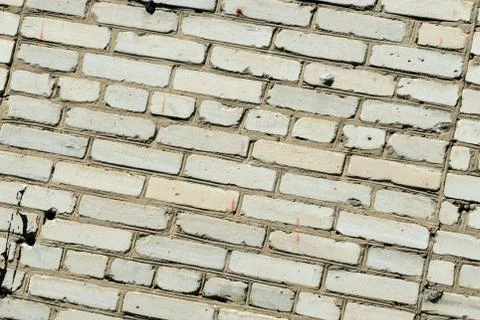 Old brick wall texture close up. Brick wall background Stock Photos