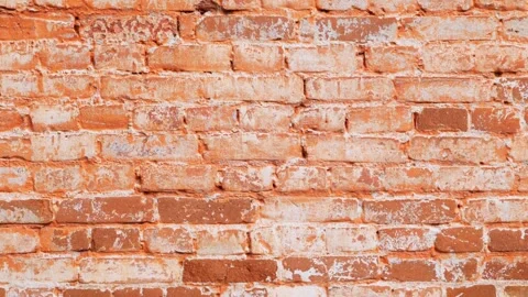 Old brick wall. Texture of old brickwork. Brick background. Video stock 250115787