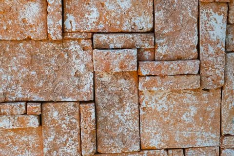 Old brick wall texture pattern grunge background ,concept to interior design Stock Photos