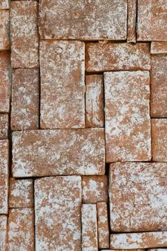 Old brick wall texture pattern grunge background ,concept to interior design Stock Photos
