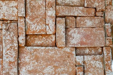 Old brick wall texture pattern grunge background ,concept to interior design Stock Photos
