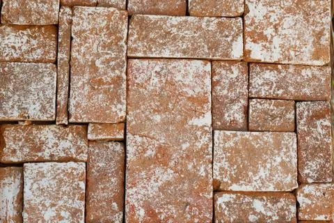 Old brick wall texture pattern grunge background ,concept to interior design Stock Photos