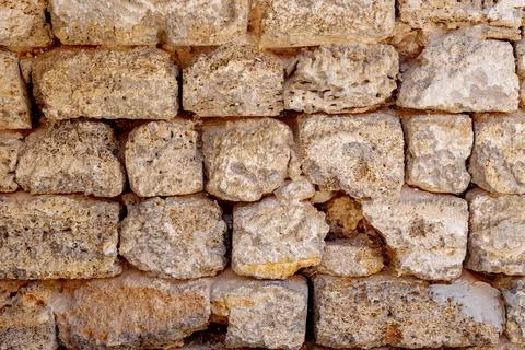 Old brick wall texture pattern. Vintage cement background material Stock Photos