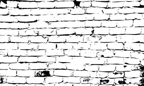 Old brick wall texture vintage background, black brick wall, Ilustración de archivo