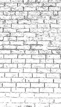 Old brick wall texture vintage background, black brick wall, Ilustración de archivo