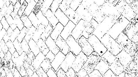 Old brick wall texture vintage background, black brick wall, Ilustración de archivo