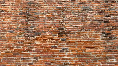 Old brick wall textures. Background. Stock Photos