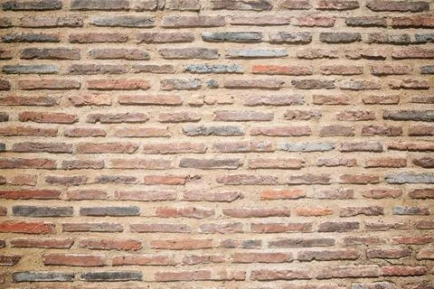 Old brick wall view 스톡 사진