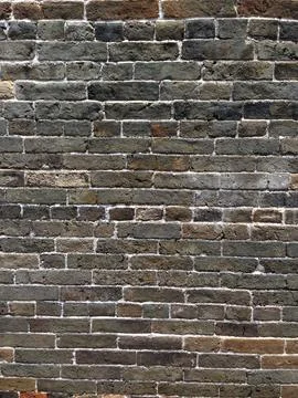 Old Brick Wall with Weathered Texture Stock Photos