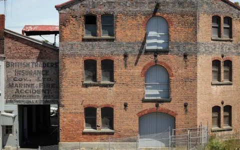 Old brick warehouse Fotos de archivo