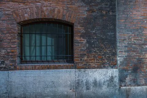 Old Brick Window Stock Photos