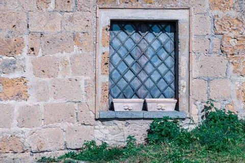 Old Brick Window Stock Photos