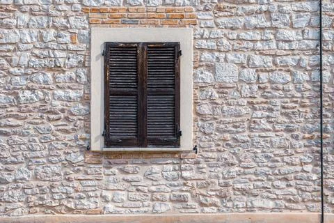 Old Brick Window Stock Photos