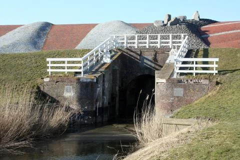 Old bricked lock Stock Photos