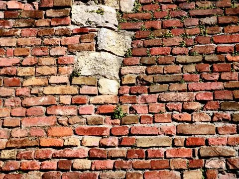 Old bricks wall Stock Photos