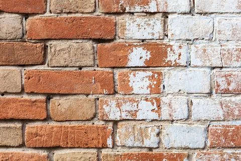 Old brickwork close up. Use as texture Stock Photos