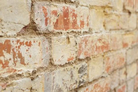 Old brickwork closeup Stock Photos