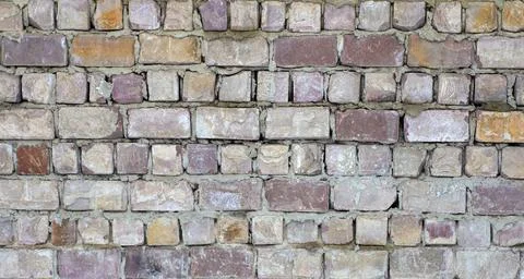 Old brickwork or wall of old brick background. Texture and pattern of a brick Stock-Fotos