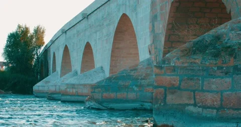 Old bridge 2 Stock Footage 135831549