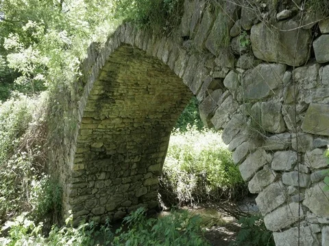 The Old Bridge in Armenia Stock Footage 78160611