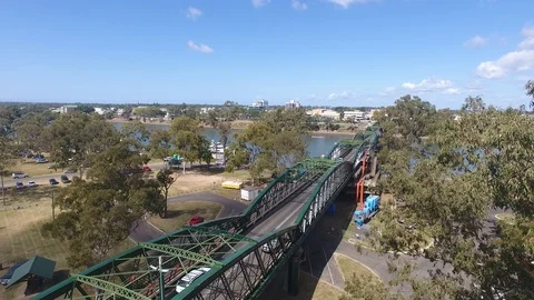 Old Bridge Bundaberg 3 Stock Footage 89426137