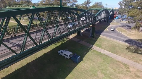 Old Bridge Bundaberg 4 스톡 동영상 89426342