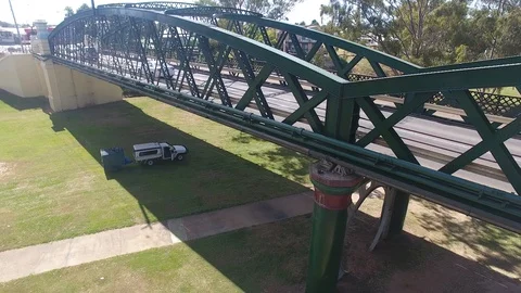 Old Bridge Bundaberg 6 Stock Footage 89486767